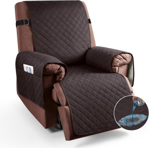 KinCam 100% Waterproof Recliner Chair Cover, Recli...