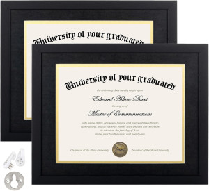 upsimples 11x14 Diploma Frame Certificate Degree D...