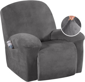 H.VERSAILTEX Velvet Plush Recliner Chair Covers 1-...