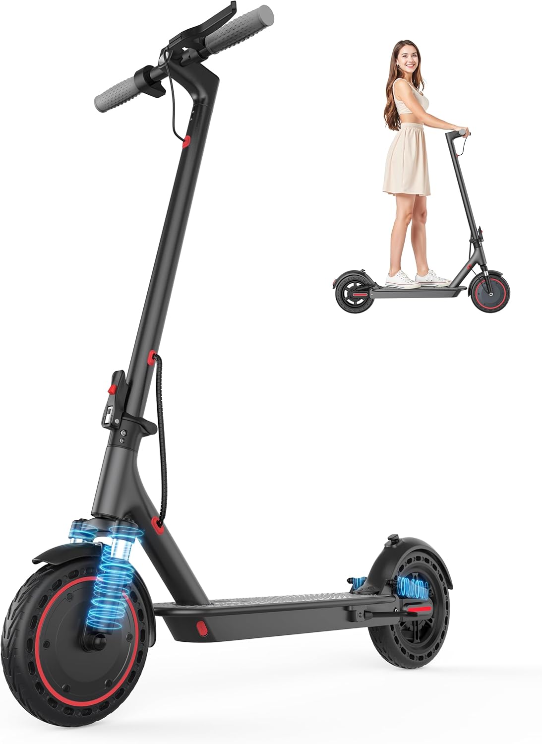 High-Performance VOLPAM Electric Scooter, Powerful Electric Scooter with 350W/50...