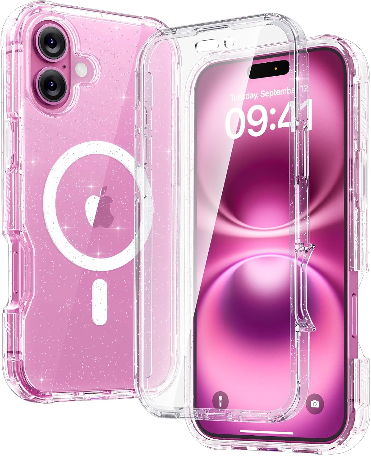Premium Diaclara Magnetic iPhone 16 Plus Case, High-Quality Phone Case with Full...