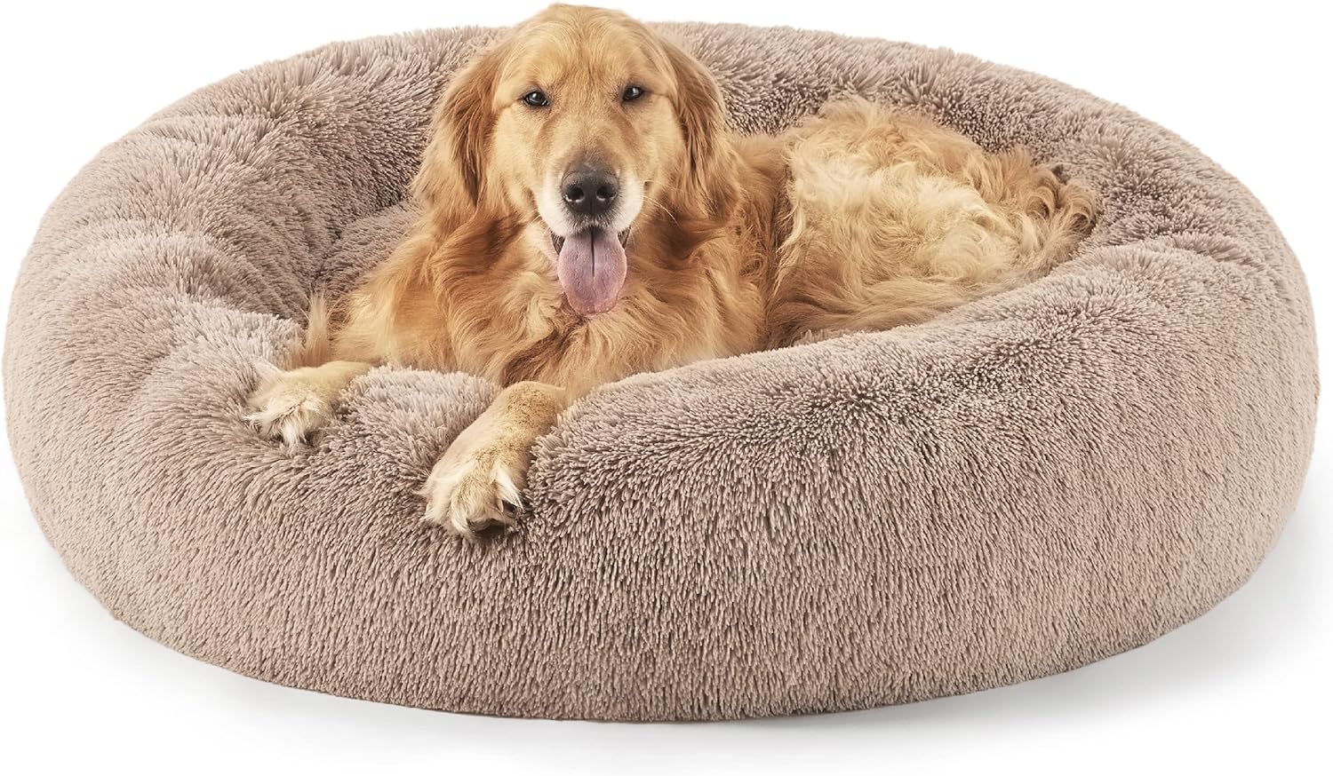 Bedsure Calming Dog Bed, Specially Designed Pet Bed for Extra Large Dogs, Innova...