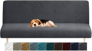 MAXIJIN Velvet Futon Cover Stretch Futon Slip Cove...