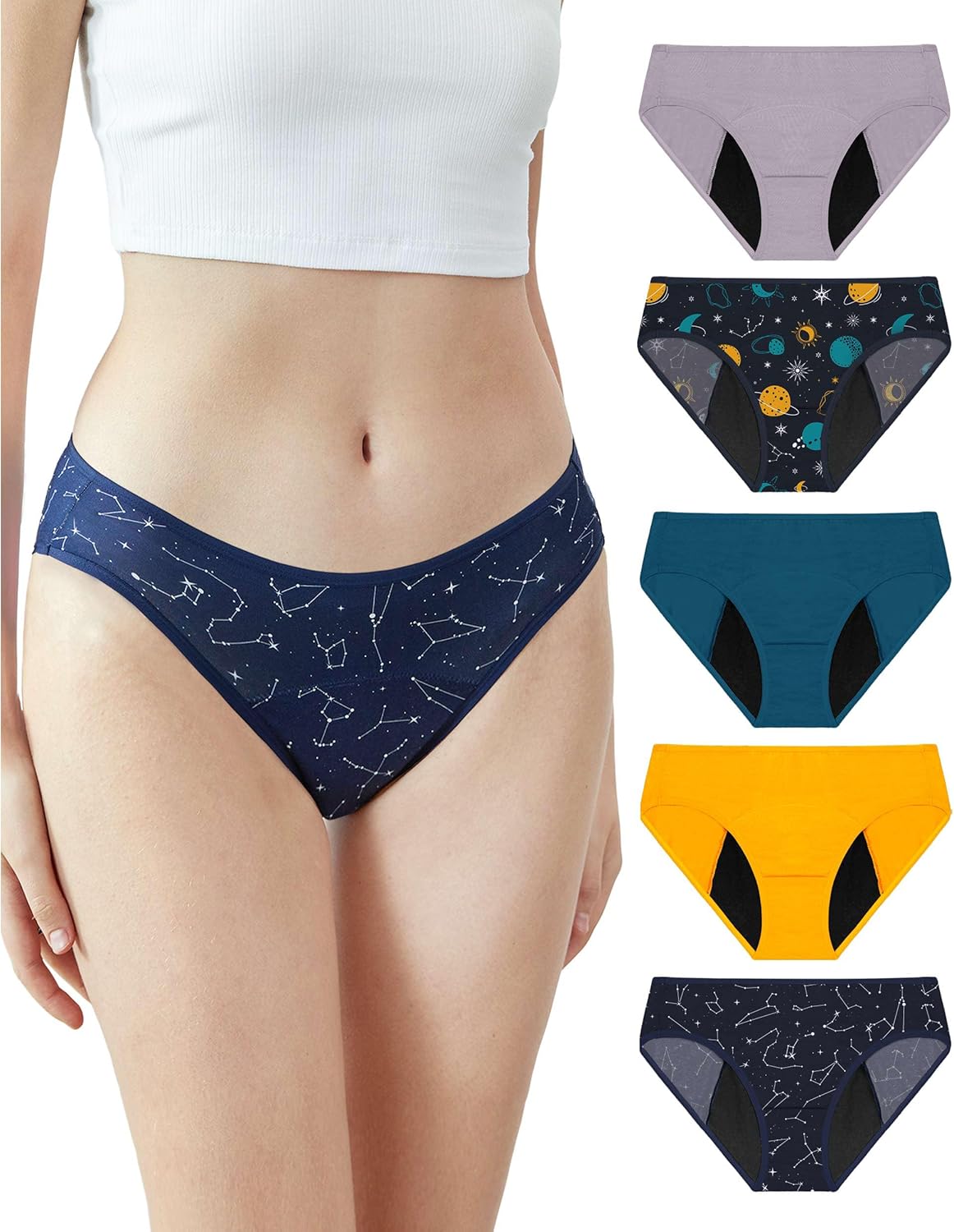 Neione Period Underwear, Special Menstrual Panties with Comfortable Modal, Innov...