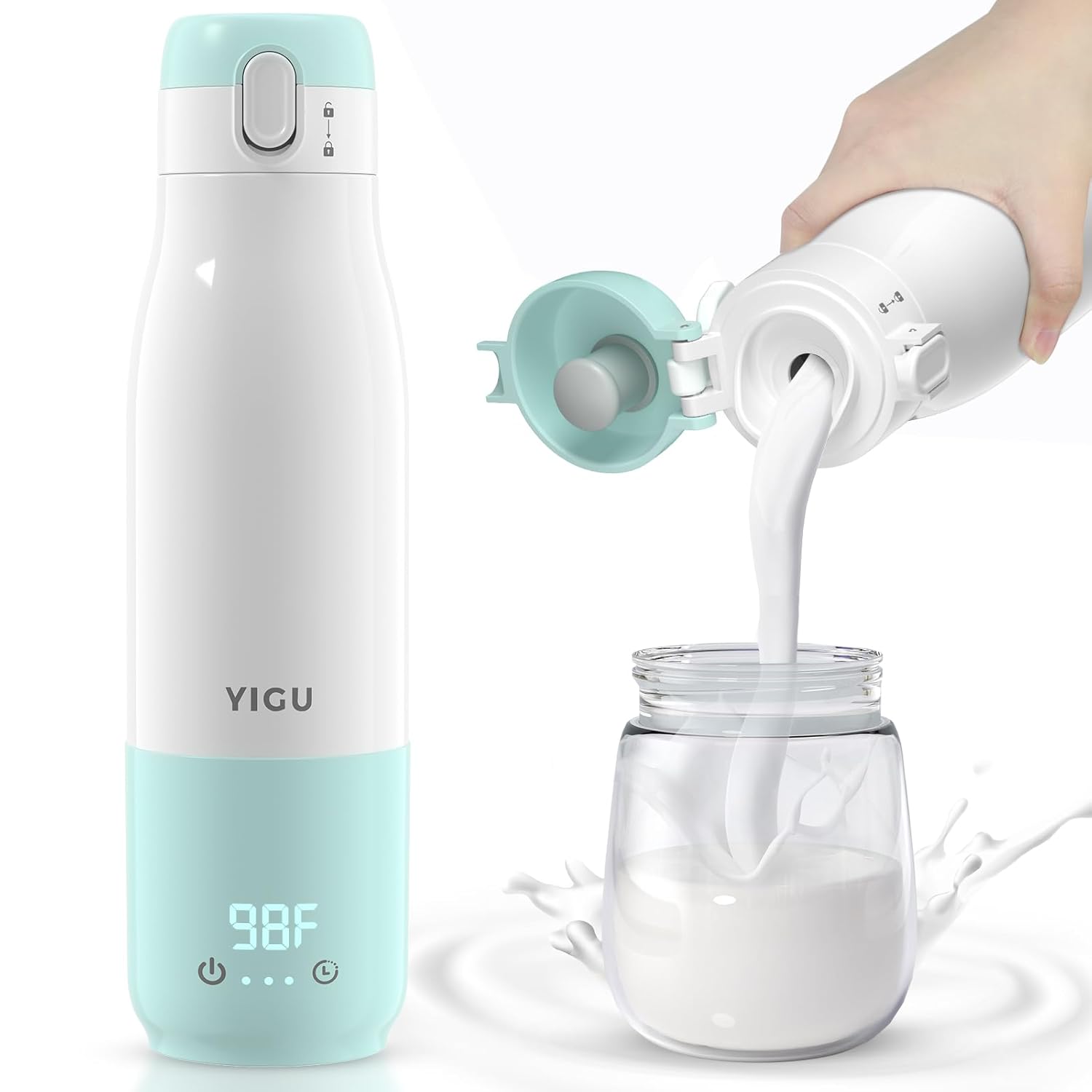 Portable Bottle Warmer, Special Nano Film Heating 12 oz, Innovative Warmer with...