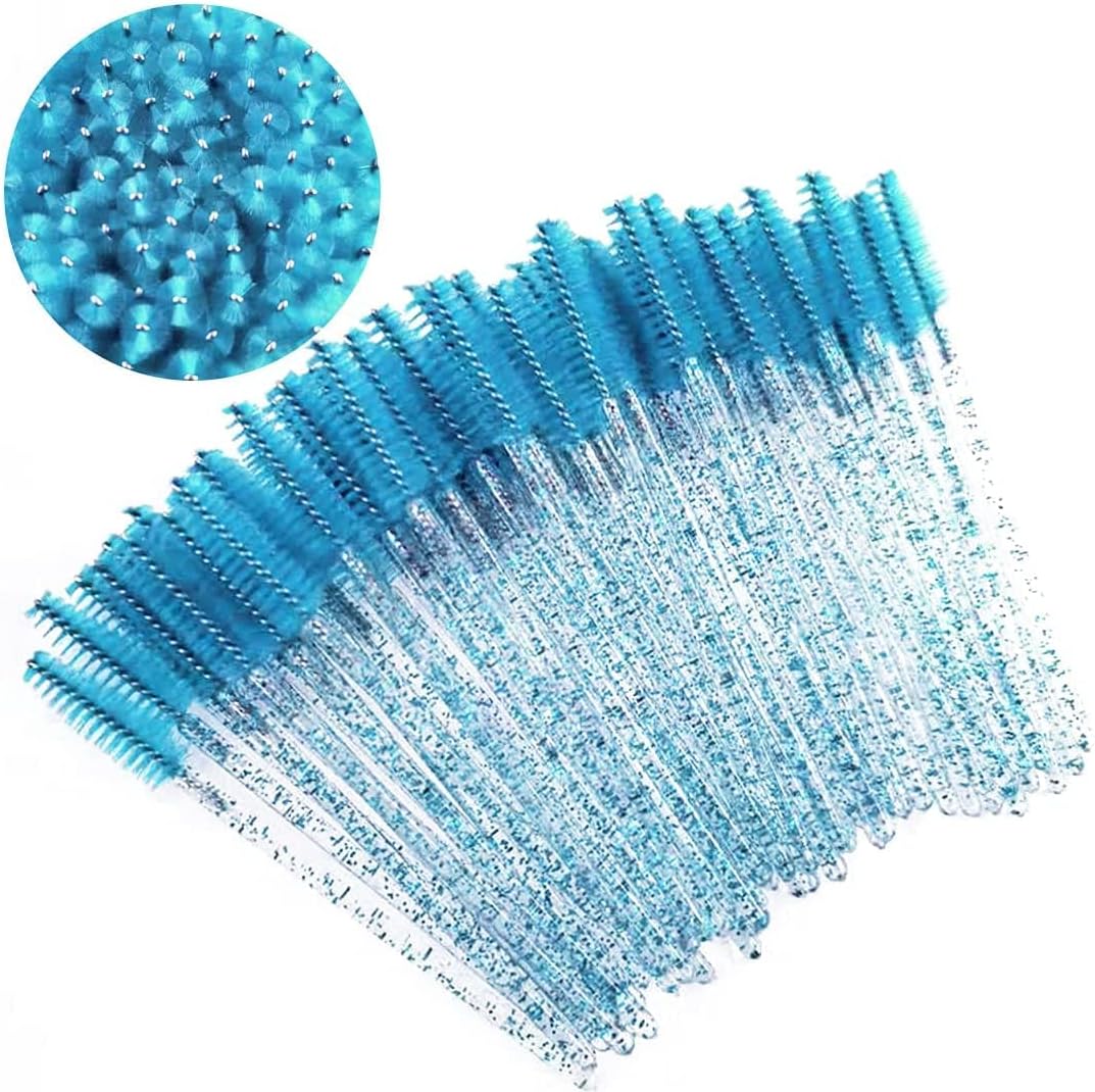 ZHIYE 50 pcs Eyelash Mascara Brushes, Wands Applicator Eyebrow Brush Makeup Kit,...