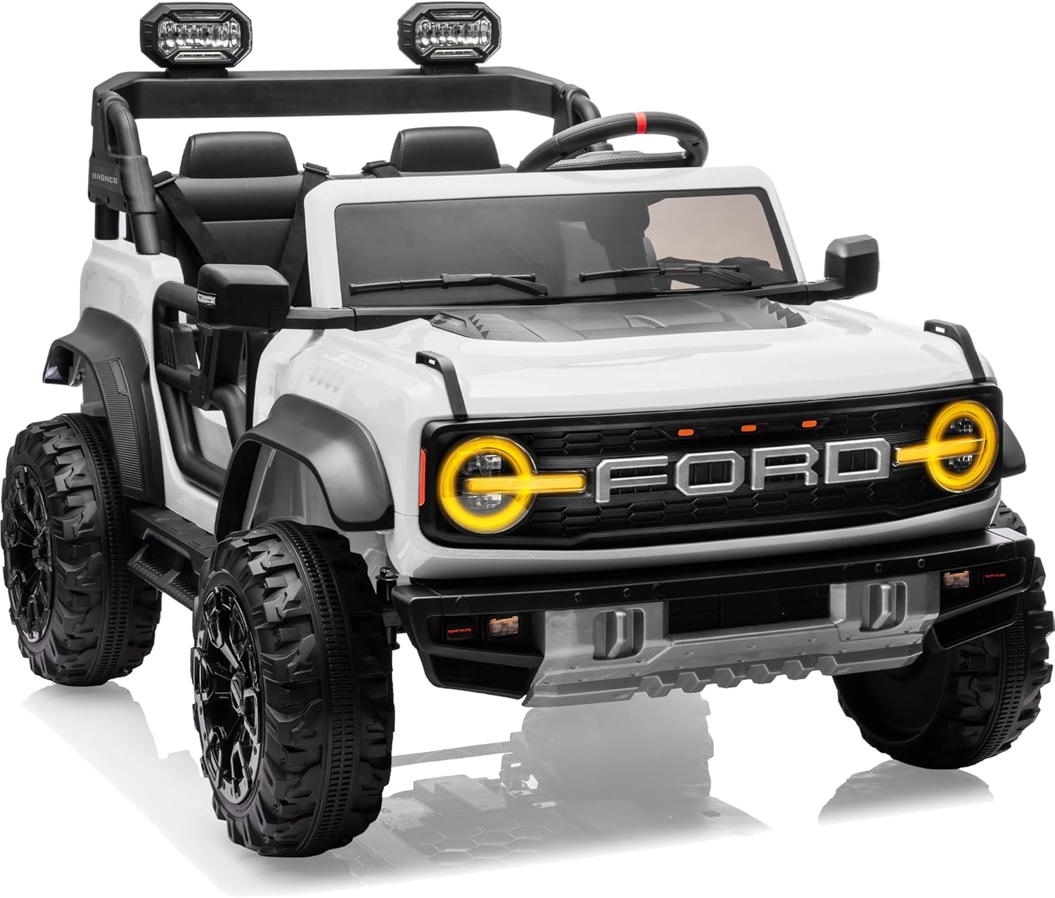 Licensed Ford Bronco Raptor, Unique Kids Ride on Toys with 24V Battery Power, Sp...