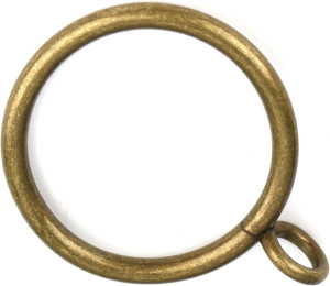 Antique Brass Curtain Rings with Eyelets for Up to...