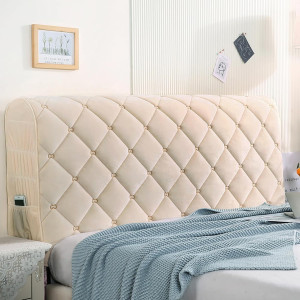 Thicken Headboard Cover, Universal Stretch Bed Hea...
